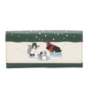 Radley London Hole Lotta Fun Green Wallet NWT